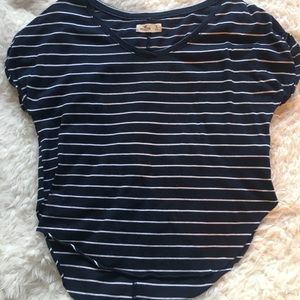 Navy blue striped t-shirt